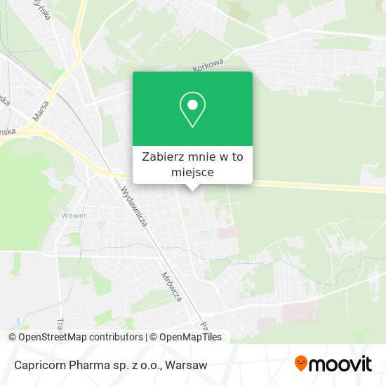 Mapa Capricorn Pharma sp. z o.o.