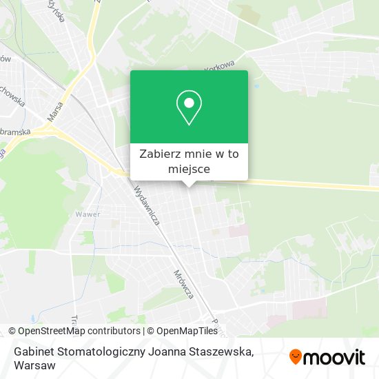 Mapa Gabinet Stomatologiczny Joanna Staszewska