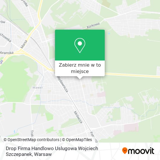 Mapa Drop Firma Handlowo Uslugowa Wojciech Szczepanek