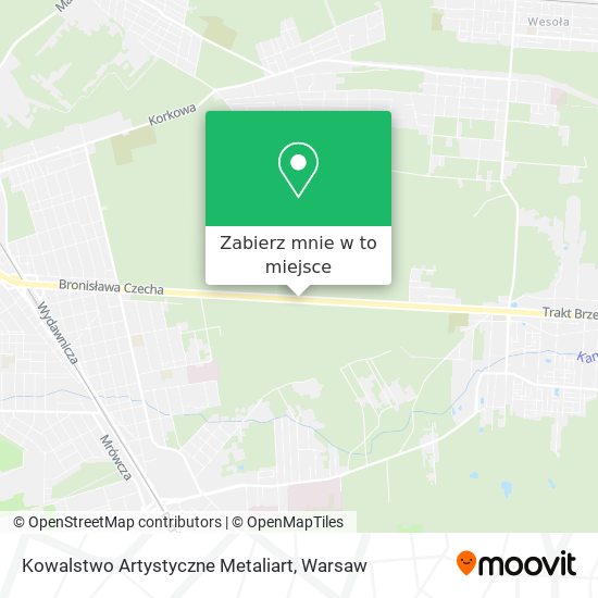 Mapa Kowalstwo Artystyczne Metaliart