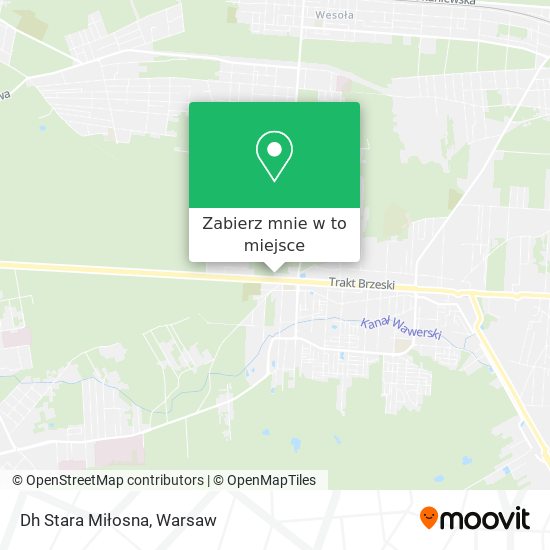 Mapa Dh Stara Miłosna