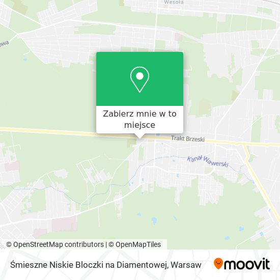 Mapa Śmieszne Niskie Bloczki na Diamentowej