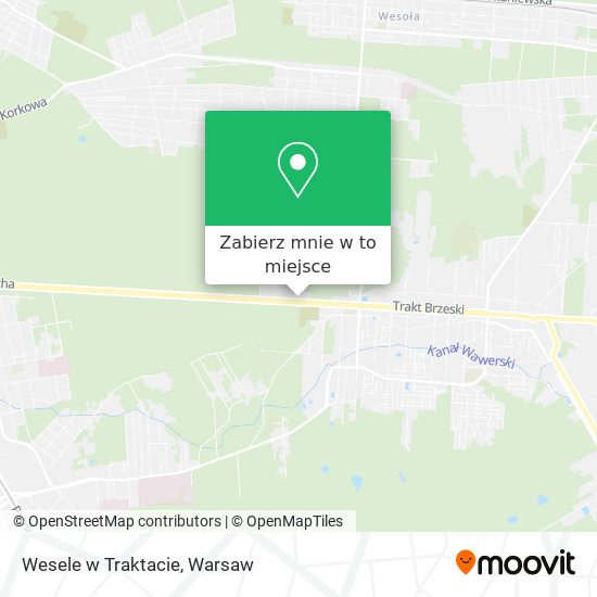 Mapa Wesele w Traktacie