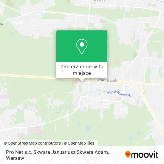 Mapa Pro Net s.c. Skwara Januariusz Skwara Adam