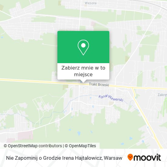 Mapa Nie Zapominij o Grodzie Irena Hajtalowicz