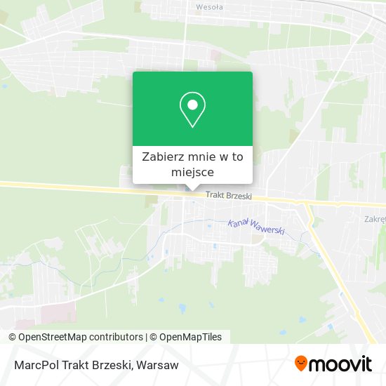 Mapa MarcPol Trakt Brzeski