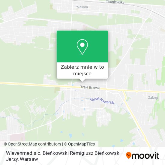 Mapa Wlevenmed s.c. Bieńkowski Remigiusz Bieńkowski Jerzy