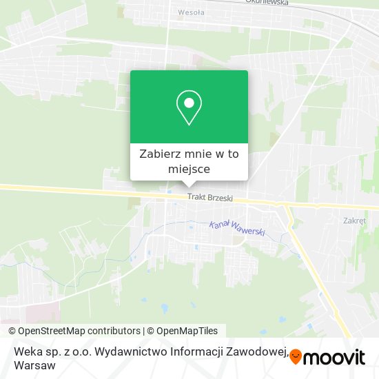 Mapa Weka sp. z o.o. Wydawnictwo Informacji Zawodowej