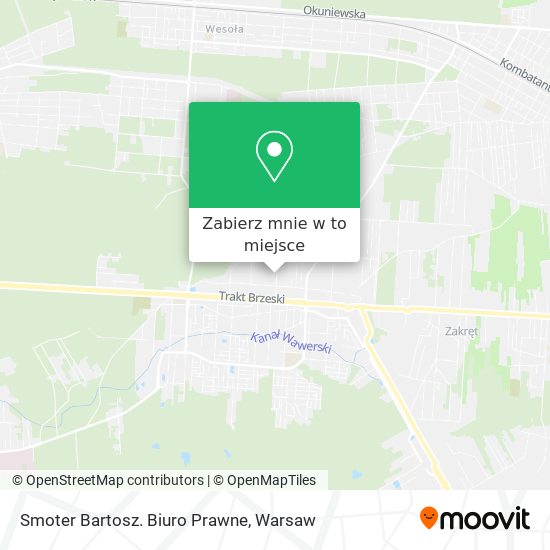 Mapa Smoter Bartosz. Biuro Prawne