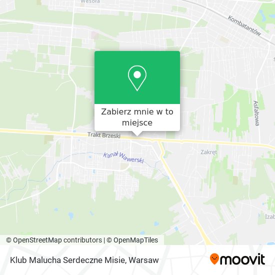 Mapa Klub Malucha Serdeczne Misie