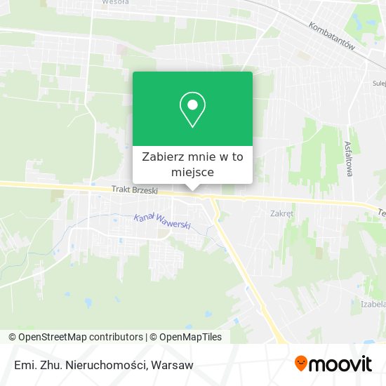 Mapa Emi. Zhu. Nieruchomości