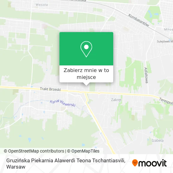 Mapa Gruzińska Piekarnia Alawerdi Teona Tschantiasvili