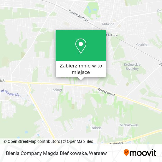 Mapa Bienia Company Magda Bieńkowska