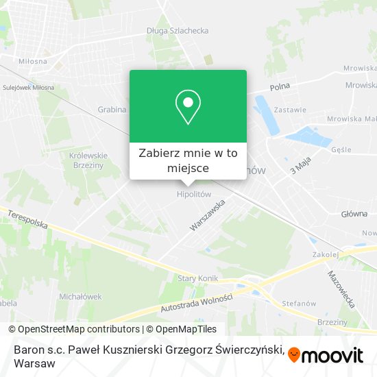 Mapa Baron s.c. Paweł Kusznierski Grzegorz Świerczyński