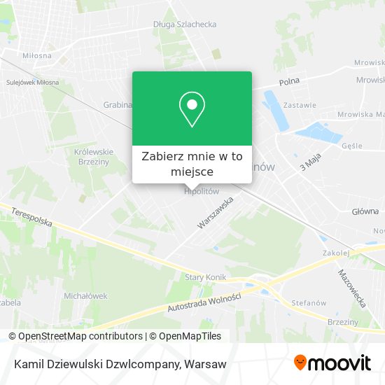 Mapa Kamil Dziewulski Dzwlcompany