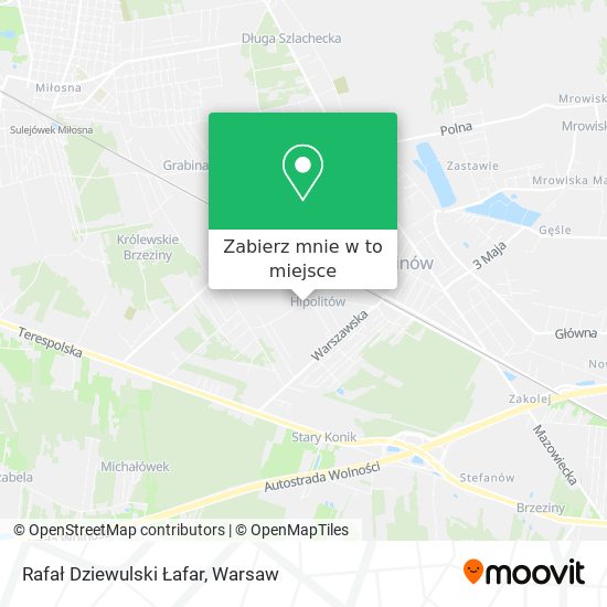 Mapa Rafał Dziewulski Łafar