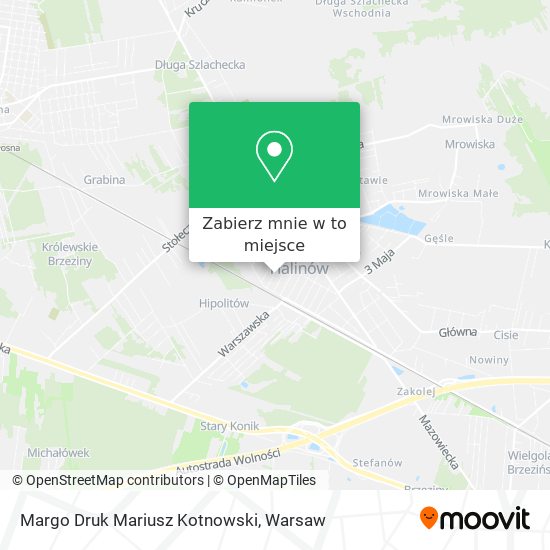 Mapa Margo Druk Mariusz Kotnowski