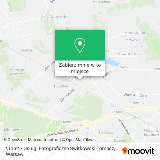 Mapa \Tom\ - Usługi Fotograficzne Świtkowski Tomasz