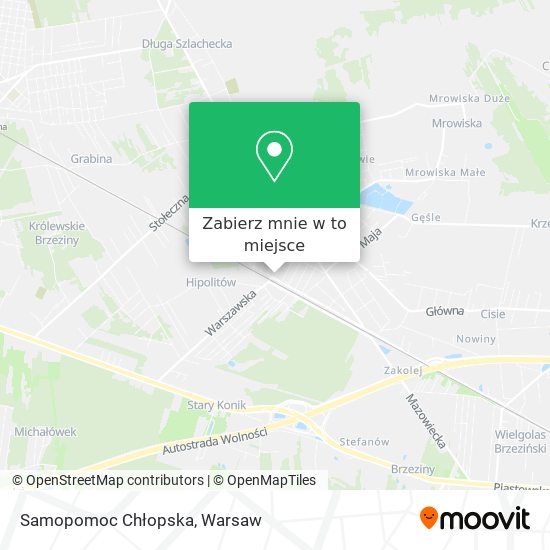 Mapa Samopomoc Chłopska