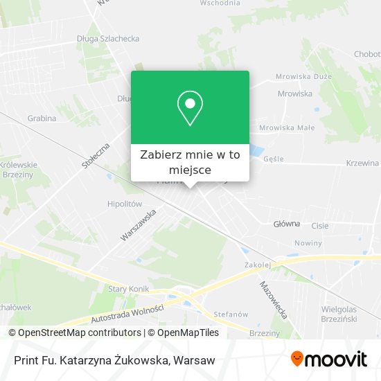 Mapa Print Fu. Katarzyna Żukowska