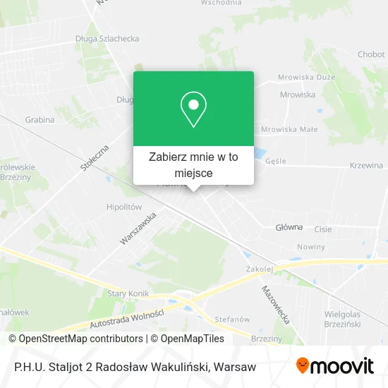Mapa P.H.U. Staljot 2 Radosław Wakuliński