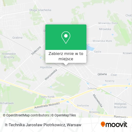 Mapa It-Technika Jarosław Piotrkowicz