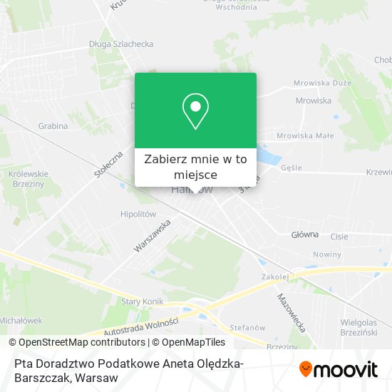 Mapa Pta Doradztwo Podatkowe Aneta Olędzka-Barszczak