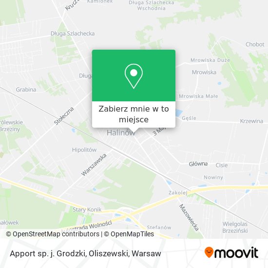 Mapa Apport sp. j. Grodzki, Oliszewski