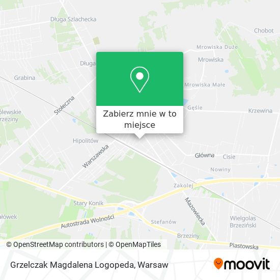 Mapa Grzelczak Magdalena Logopeda