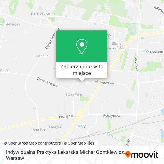 Mapa Indywidualna Praktyka Lekarska Michał Gontkiewicz