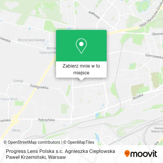 Mapa Progress Lens Polska s.c. Agnieszka Ciepłowska Paweł Krzemiński