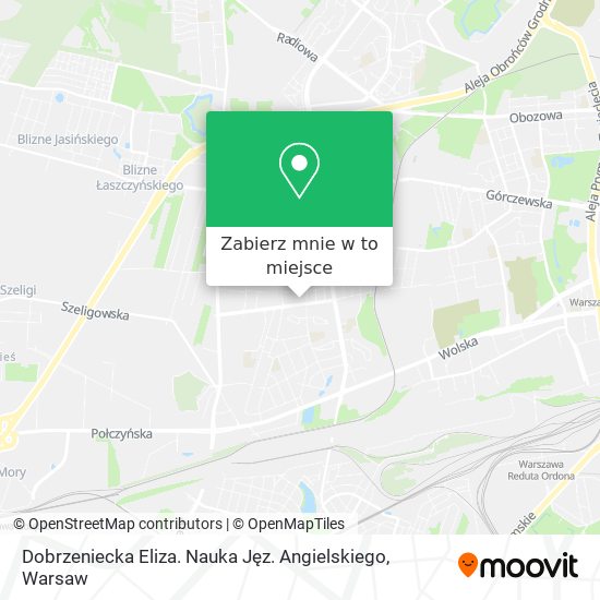 Mapa Dobrzeniecka Eliza. Nauka Jęz. Angielskiego