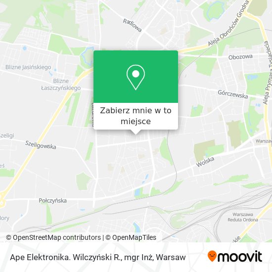 Mapa Ape Elektronika. Wilczyński R., mgr Inż