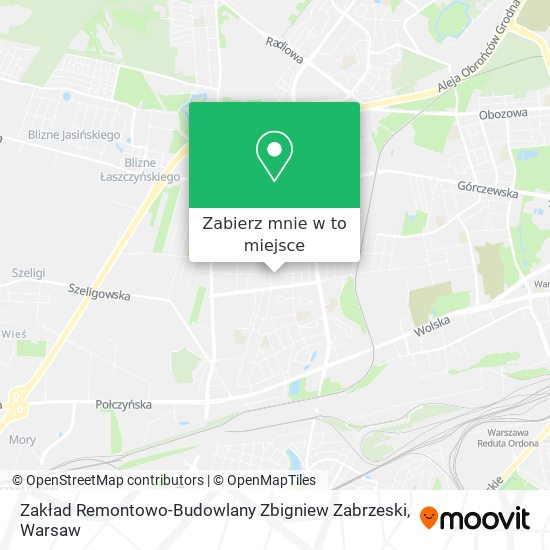 Mapa Zakład Remontowo-Budowlany Zbigniew Zabrzeski