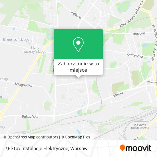 Mapa \El-Ta\ Instalacje Elektryczne