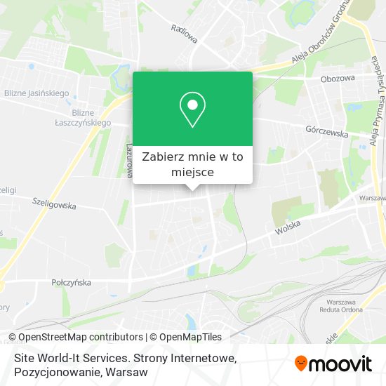 Mapa Site World-It Services. Strony Internetowe, Pozycjonowanie