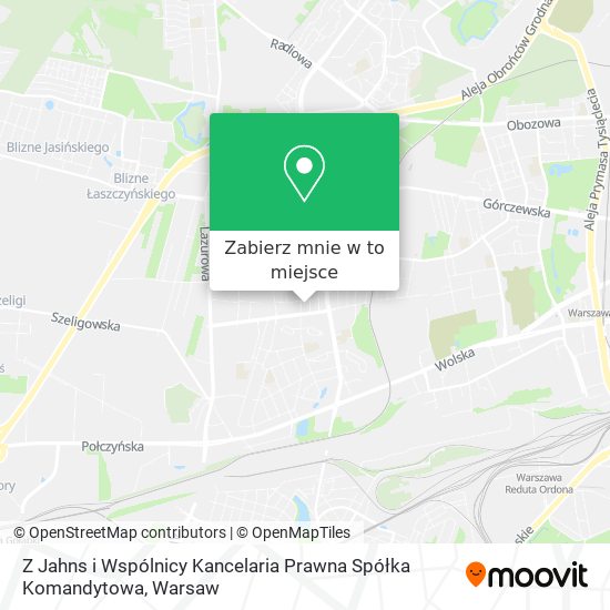 Mapa Z Jahns i Wspólnicy Kancelaria Prawna Spółka Komandytowa