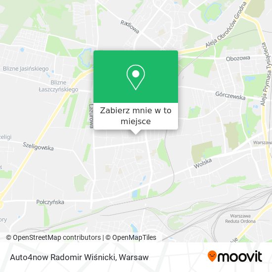 Mapa Auto4now Radomir Wiśnicki