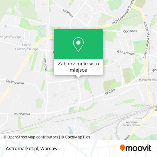 Mapa Astromarket.pl