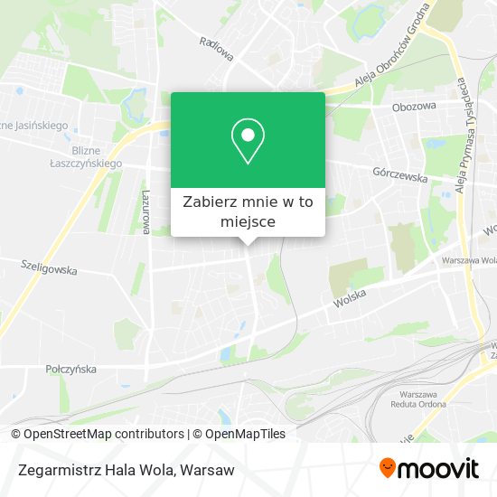 Mapa Zegarmistrz Hala Wola