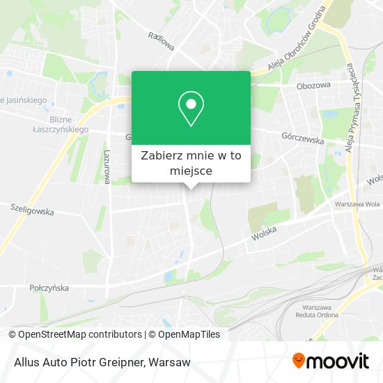 Mapa Allus Auto Piotr Greipner