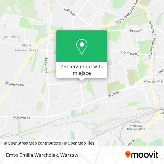 Mapa Emto Emilia Warcholak