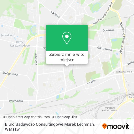 Mapa Biuro Badawczo Consultingowe Marek Lechman