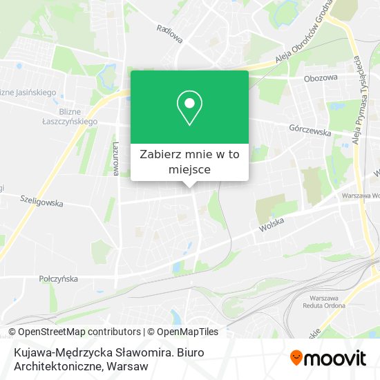 Mapa Kujawa-Mędrzycka Sławomira. Biuro Architektoniczne