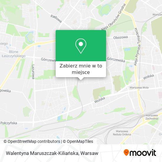 Mapa Walentyna Maruszczak-Kiliańska