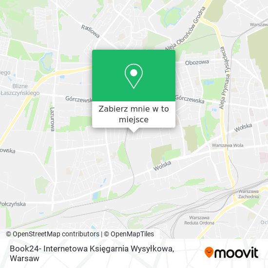 Mapa Book24- Internetowa Księgarnia Wysyłkowa