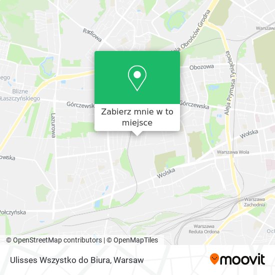 Mapa Ulisses Wszystko do Biura