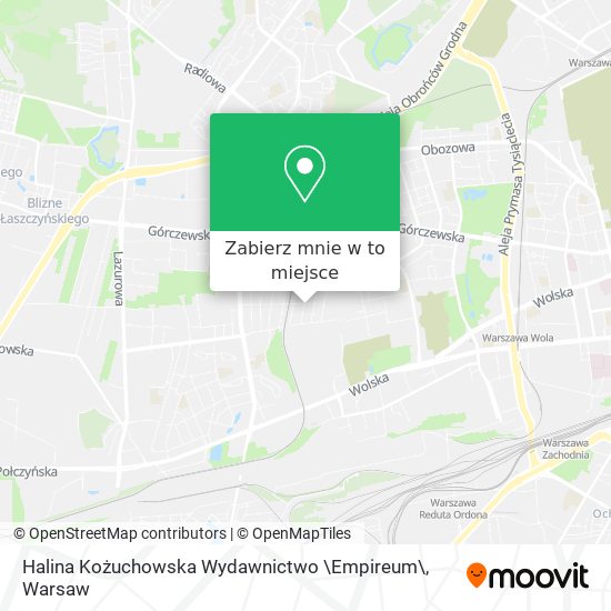 Mapa Halina Kożuchowska Wydawnictwo \Empireum\