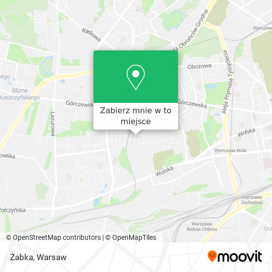 Mapa Żabka