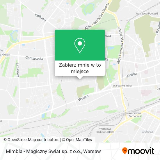 Mapa Mimbla - Magiczny Świat sp. z o.o.